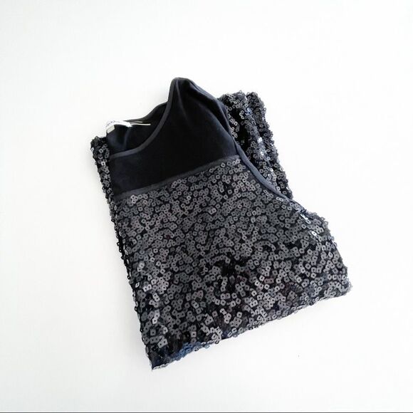Calvin Klein // sequin top // Size Medium // 3/4 length sleeves // EUC - Picture 6 of 6